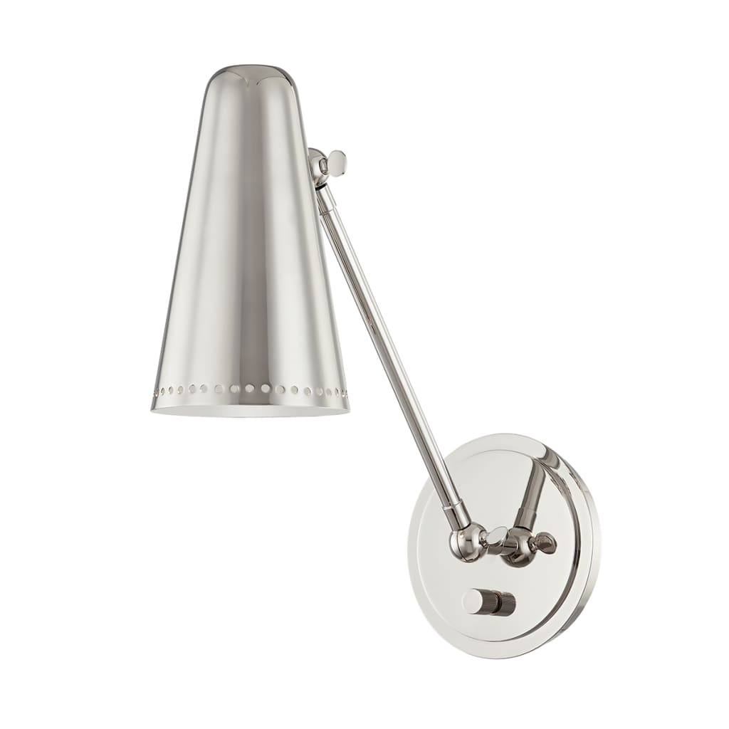 Hudson Valley-6731-Pn 1 Light Wall Sconce Polished Nickel - 