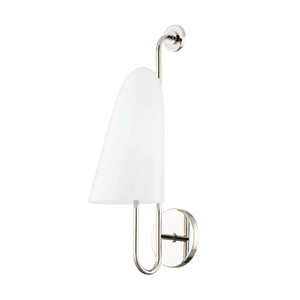 Hudson Valley-7171-Pn 1 Light Wall Sconce Polished Nickel - 