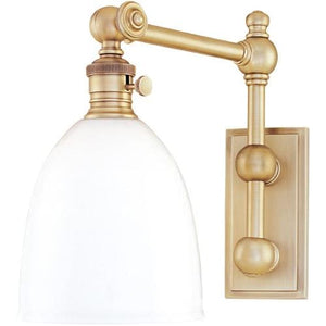 Local Lighting Hudson Valley 762-AGB 1 Light Wall Sconce, AGB WALL SCONCE