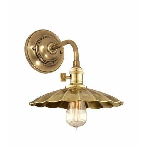 Local Lighting Hudson Valley 8000-AGB Ms3 1 Light Wall Sconce, AGB WALL SCONCE