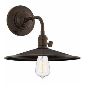 Local Lighting Hudson Valley 8000-Ob-Ms1 1 Light Wall Sconce, OB WALL SCONCE