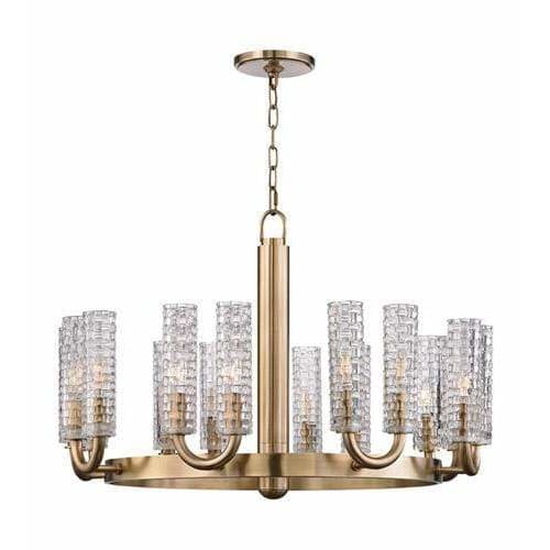 Local Lighting Hudson Valley 8016-AGB 16 Light Chandelier, AGB Chandelier