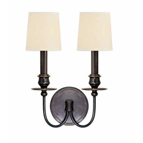 Local Lighting Hudson Valley 8212-Ob 2 Light Wall Sconce, OB WALL SCONCE