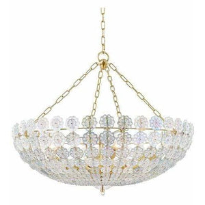 Local Lighting Hudson Valley 8234-AGB 12 Light Chandelier, AGB Chandelier
