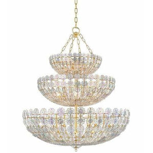 Local Lighting Hudson Valley 8239-AGB 24 Light Chandelier, AGB Chandelier