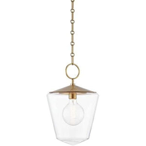 Local Lighting Hudson Valley 8312-AGB 1 Light Large Pendant, AGB PENDANT