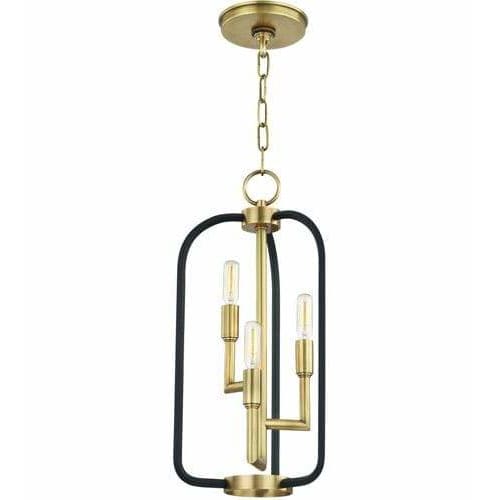 Local Lighting Hudson Valley 8313-AGB 3 Light Chandelier, AGB CHANDELIER