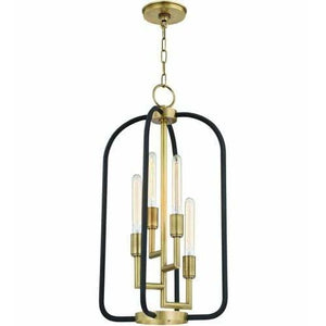 Local Lighting Hudson Valley 8314-AGB 4 Light Chandelier, AGB CHANDELIER