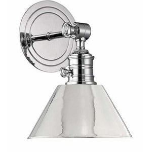 Local Lighting Hudson Valley 8321-Pn 1 Light Wall Sconce, PN WALL SCONCE