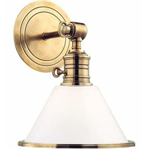 Local Lighting Hudson Valley 8331-AGB 1 Light Wall Sconce, AGB WALL SCONCE