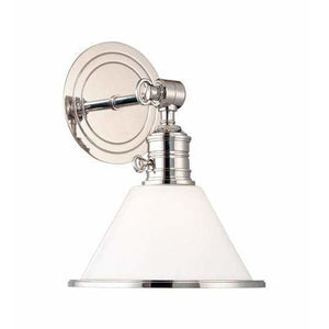 Local Lighting Hudson Valley 8331-Pn 1 Light Wall Sconce, PN WALL SCONCE