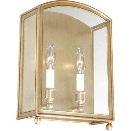Local Lighting Hudson Valley 8402-AGB 2 Light Wall Sconce, AGB WALL SCONCE