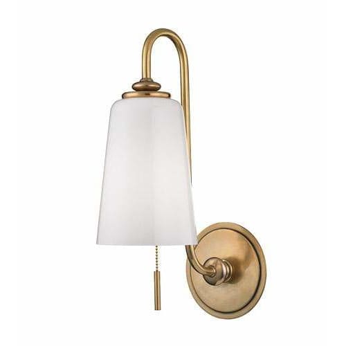 Local Lighting Hudson Valley 9011-AGB 1 Light Wall Sconce, AGB WALL SCONCE