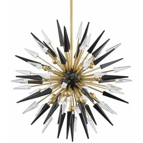 Local Lighting Hudson Valley 9031-AGB 12 Light Chandelier, AGB CHANDELIER