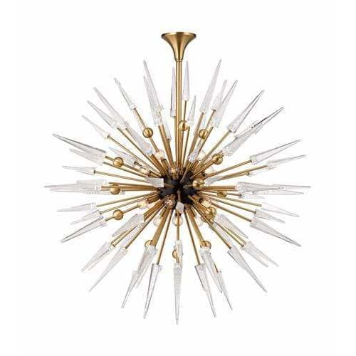 Local Lighting Hudson Valley 9048-AGB 18 Light Chandelier, AGB Chandelier