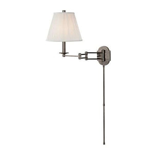 Local Lighting Hudson Valley 9321-Hn 1 Light Wall Sconce With Plug, HN WALL SCONCE