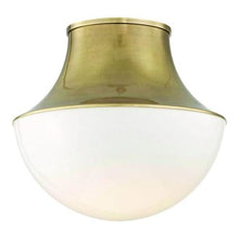 Load image into Gallery viewer, Local Lighting Hudson Valley 9415-AGB Large Led Flush Mount, AGB FLUSH MOUNT
