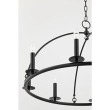 Load image into Gallery viewer, Hudson Valley-9532-Ai 8 Light Chandelier Aged Iron - 