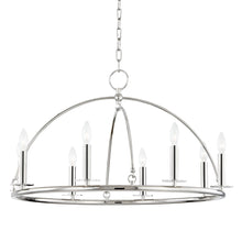 Load image into Gallery viewer, Hudson Valley-9532-Pn 8 Light Chandelier Polished Nickel - 