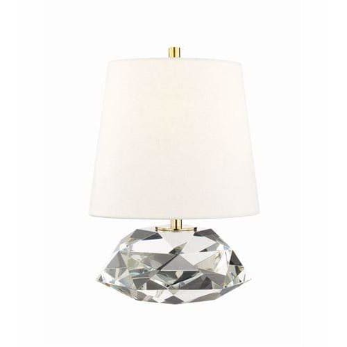 Local Lighting Hudson Valley L1035-AGB 1 Light Small Table Lamp, AGB TABLE LAMP