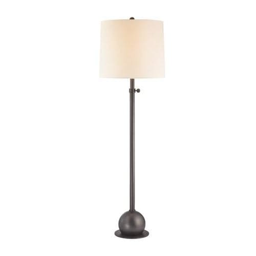 Local Lighting Hudson Valley L116-Ob-Ws 1 Light Adjustable Floor Lamp, OB Floor Lamp