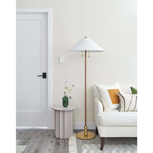 Load image into Gallery viewer, Local Lighting Hudson Valley L1399-AGB 2 Light Floor Lamp, AGB Floor Lamp