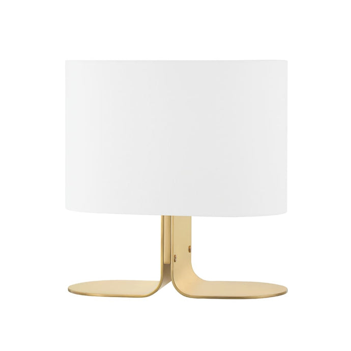 Hudson Valley-L1625-Agb 1 Light Table Lamp Aged Brass - 