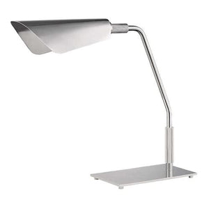 Local Lighting Hudson Valley L3730-Pn 1 Light Table Lamp W/ Metal Shade, PN Table Lamp