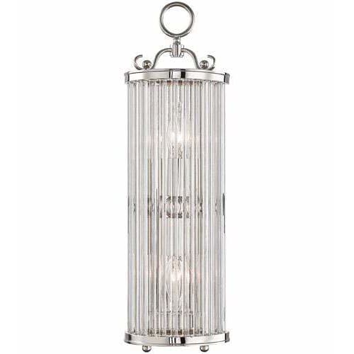 Local Lighting Hudson Valley Mds200-Pn 2 Light Wall Sconce, PN WALL SCONCE