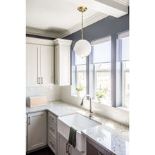 Load image into Gallery viewer, Local Lighting Hudson Valley Mds700-AGB 1 Light Small Pendant, AGB PENDANT
