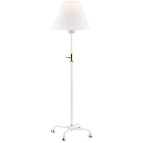 Local Lighting Hudson Valley Mdsl109-Agb/Wh 1 Light Table Lamp, AGB/WH TABLE LAMP