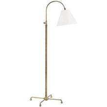 Load image into Gallery viewer, Local Lighting Hudson Valley Mdsl503-AGB 1 Light Floor Lamp W/ Rattan Accent, AGB Floor Lamp