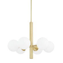 Load image into Gallery viewer, Mitzi H105806-AGB 6 Light Chandelier Aged Brass - Chandelier