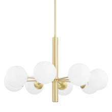 Load image into Gallery viewer, Mitzi H105808-AGB 8 Light Chandelier Aged Brass - Chandelier