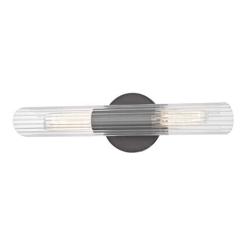 Local Lighting Mitzi H177102S-Ob 2 Light Small Wall Sconce, OB Wall Sconce