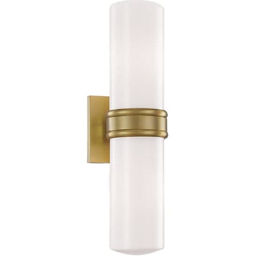 Local Lighting Mitzi H328102-Agb 2 Light Wall Sconce, AGB WALL SCONCE