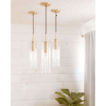 Load image into Gallery viewer, Local Lighting Mitzi H415701B-Agb 1 Light Pendant, AGB PENDANT