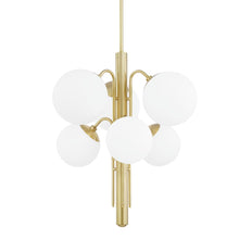 Load image into Gallery viewer, Mitzi H504806-AGB 6 Light Chandelier Aged Brass - Wall 