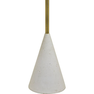 Notre Dame Design LPF3110 LACEY Floor Lamp Antique Brushed 
