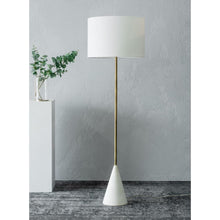 Load image into Gallery viewer, Notre Dame Design LPF3110 LACEY Floor Lamp Antique Brushed 