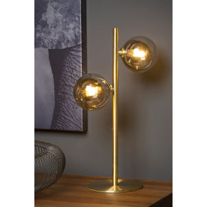 Notre Dame Design LPT1117 Rice Table Lamp Satin Brass - 