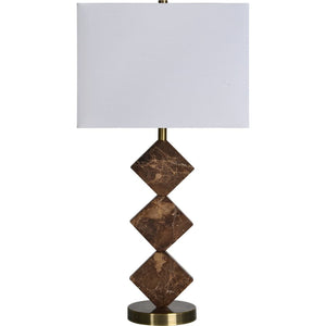 Notre Dame Design LPT1128 CANA Table Lamp Satin Brass Plated