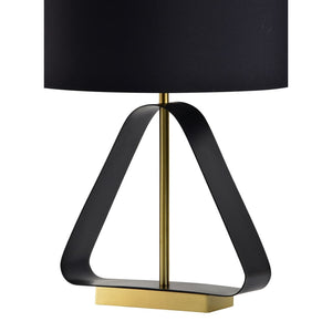 Notre Dame Design LPT1129 PRIZE Table Lamp Black Brass 