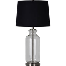 Load image into Gallery viewer, Local Lighting  Notre Dame Design LPT1131-SET SOLAN Table Lamp, SATIN NICKEL PLATED, Clear