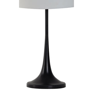 Notre Dame Design LPT1135 SALLY Table Lamp Black Powder 