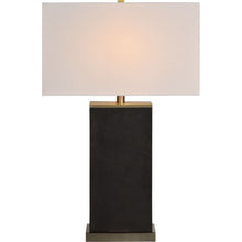 Load image into Gallery viewer, Local Lighting  Notre Dame Design LPT1141 DULLY Table Lamp, Textured Black Finish, Satin Nickel Plated