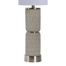 Load image into Gallery viewer, Notre Dame Design LPT1162 KANA Table Lamp Grey Cement Nickel