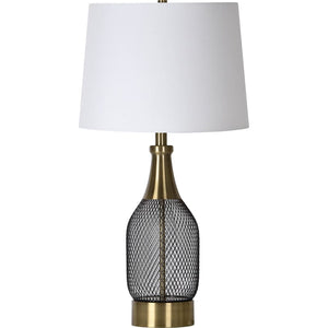 Local Lighting  Notre Dame Design LPT1164-SET FANTA Table Lamp, ANTIQUE-BRASS PLATED