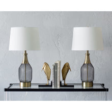 Load image into Gallery viewer, Notre Dame Design LPT1164-SET FANTA Table Lamp ANTIQUE-BRASS