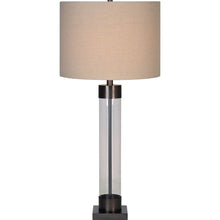 Load image into Gallery viewer, Local Lighting  Notre Dame Design LPT1168 MERRY Table Lamp, Bronze Plated Finish, Clear